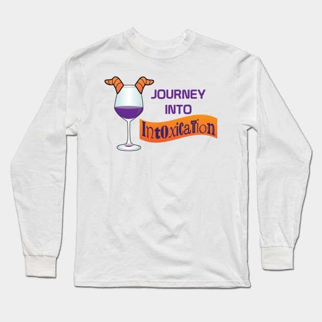 Journey Into Intoxication Long Sleeve T-Shirt by Podcast: The Ride